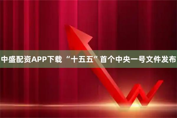 中盛配资APP下载 “十五五”首个中央一号文件发布
